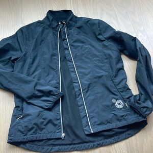 Lucy athletic rain jacket shell lightweight vented pockets like new size small